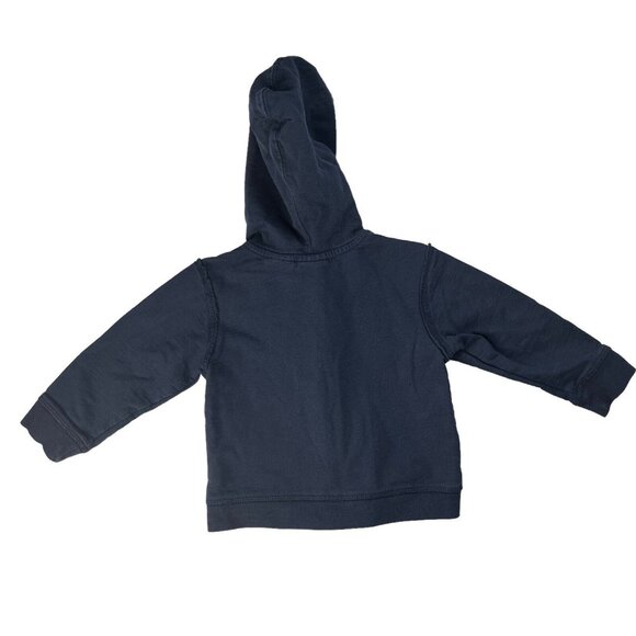 Timberland Boys Front Zipper Hoodie Sweatshirt Jacket Blue Size 18-24 Months - Picture 2 of 8